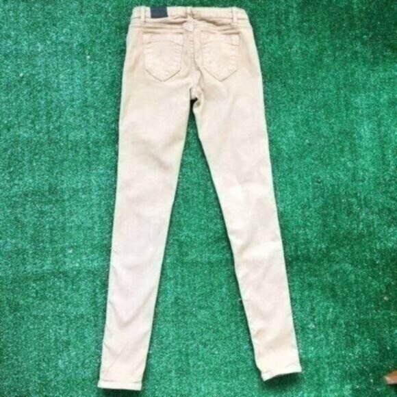 BleuLab 2 in 1 Jeans Double Sided Khaki / Snake Print Skinny Jeans Size 26 - Picture 5 of 8